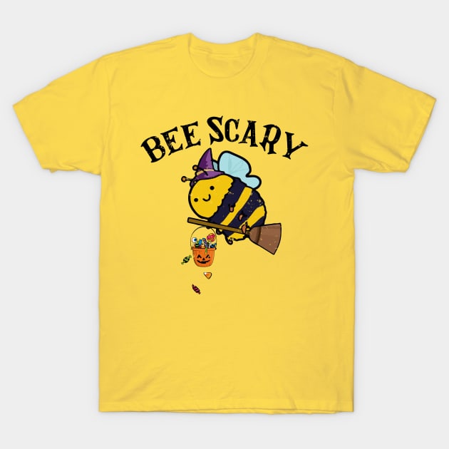 Bee Scary Halloween T-Shirt by AllanahCrispen